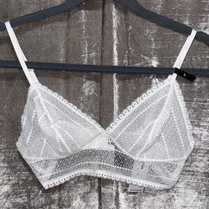 DKNY Ivory Lace Bralette
